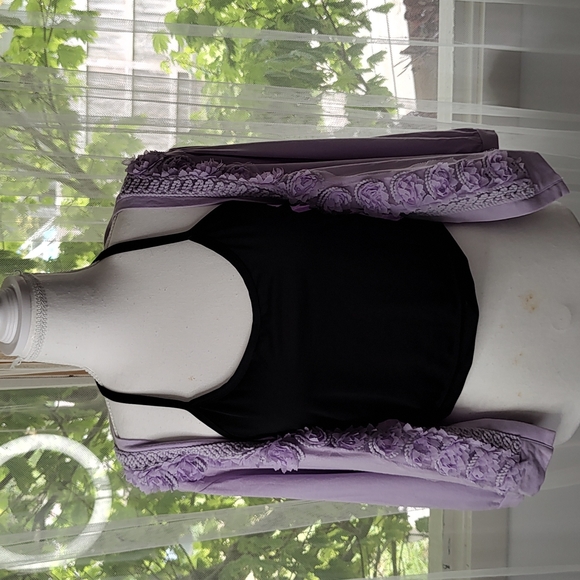 Sweet mauve City Chic cardigan. - Picture 4 of 5